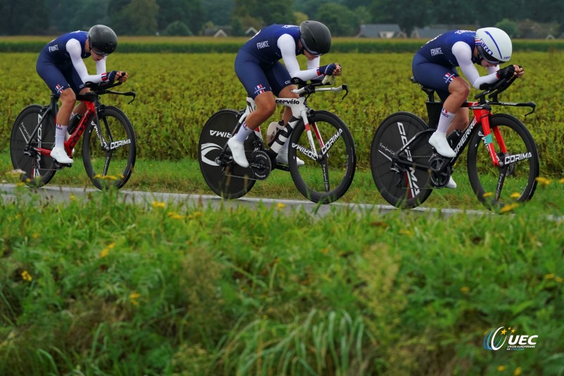 2023 UEC Road European Championships - Drenthe - Junior Mixed Team Relay - Emmen - Emmen 38, km - 21/09/2023 - France - photo Massimo Fulgenzi/SprintCyclingAgency?2023